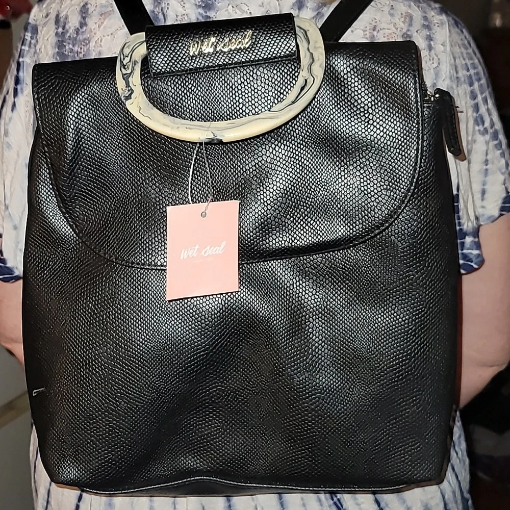 WET SEAL backpack carrying purse